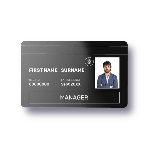 black manager cscs card