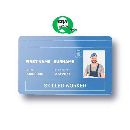 gqa blue skilled worker cscs card