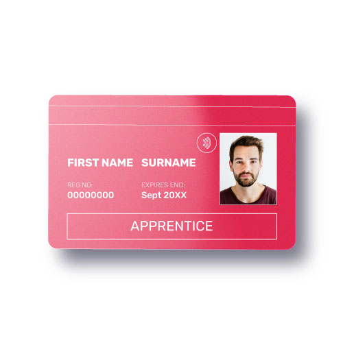 red apprentice cscs card