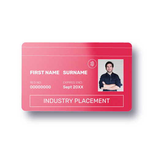 red industry placement cscs card