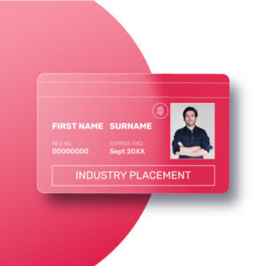 red industry placement cscs card