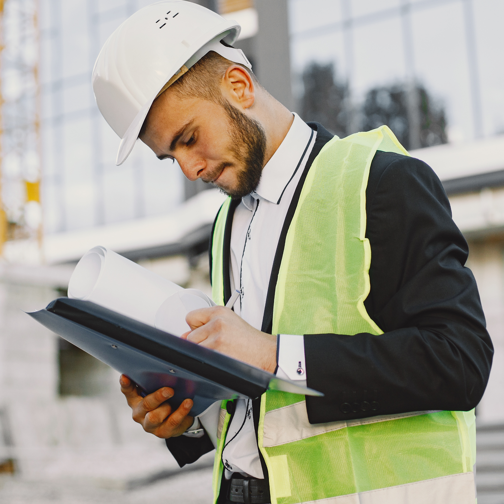 Photo of a construction worker