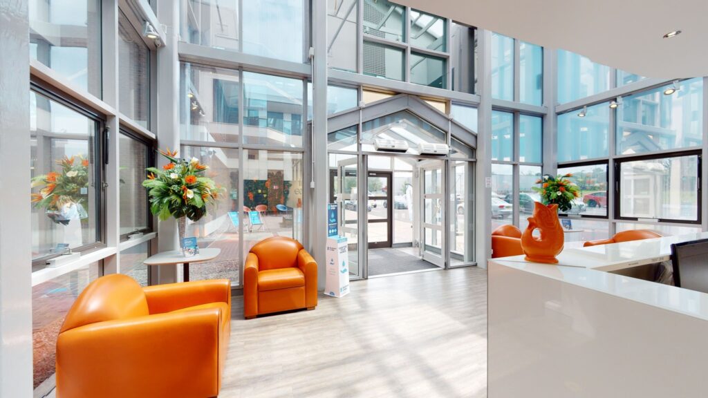 Photo of internal reception area