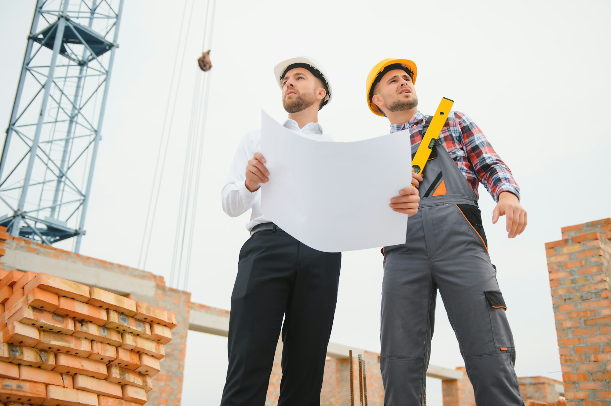 Photo of construction workers wearing PPE