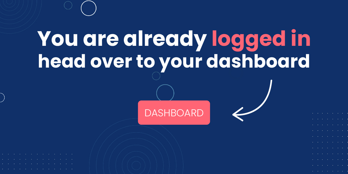 Logged in dashboard graphic