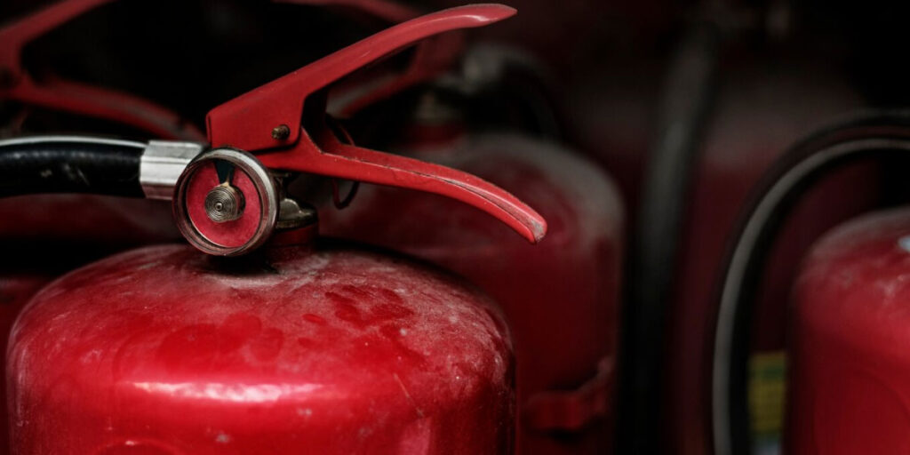 Photo of fire extinguishers