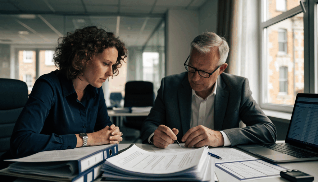 Reviewing management system documentation during an ISO audit